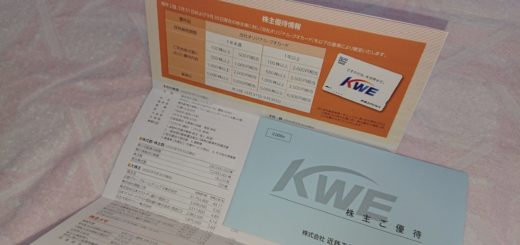 近鉄エクスプレスの株主優待クオカード